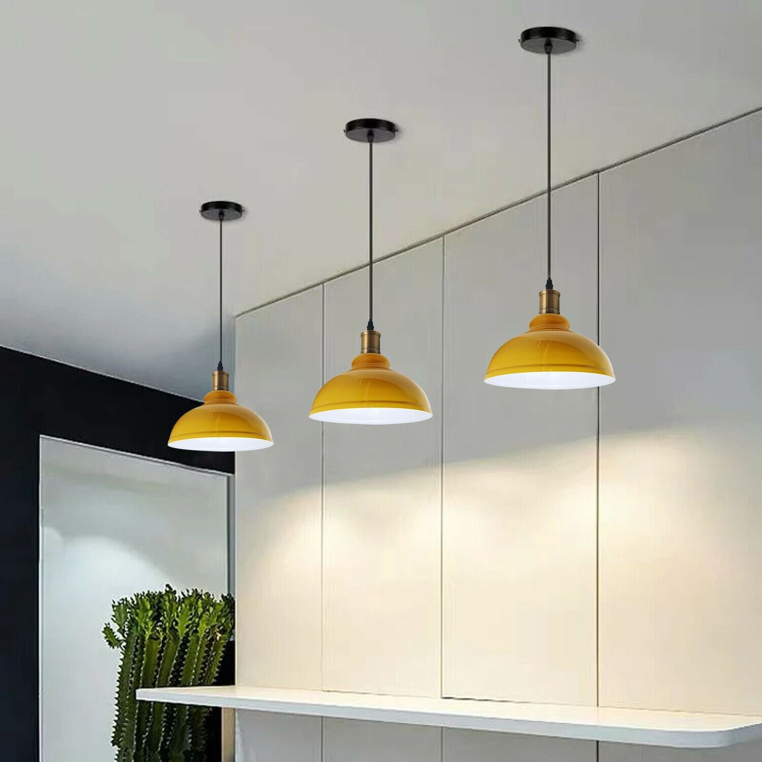 Vintage Industrial Metal Ceiling Pendant Shade Modern Hanging Retro Lights~1292 - LEDSone UK Ltd