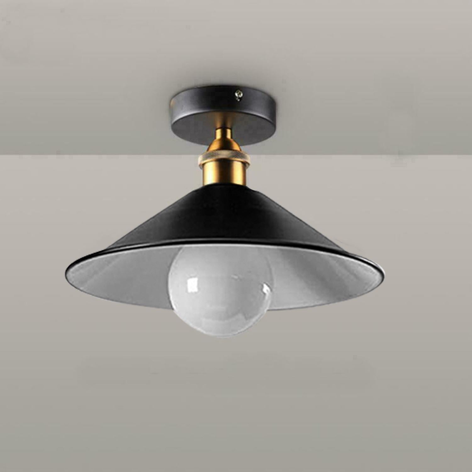 Ceiling Light Round Cone Down Lights Bathroom Kitchen Living Room Ceiling Lamp~1349 - LEDSone UK Ltd