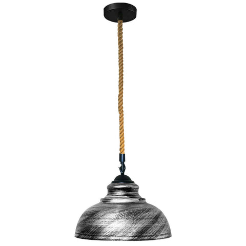 Lampe suspendue au plafond en métal de style rétro vintage ~ 1168