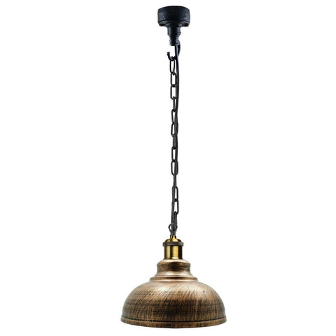 E27 Vintage rétro industriel Style Loft conduit en métal chaîne pendentif plafonnier Kit de lampe ~ 1253
