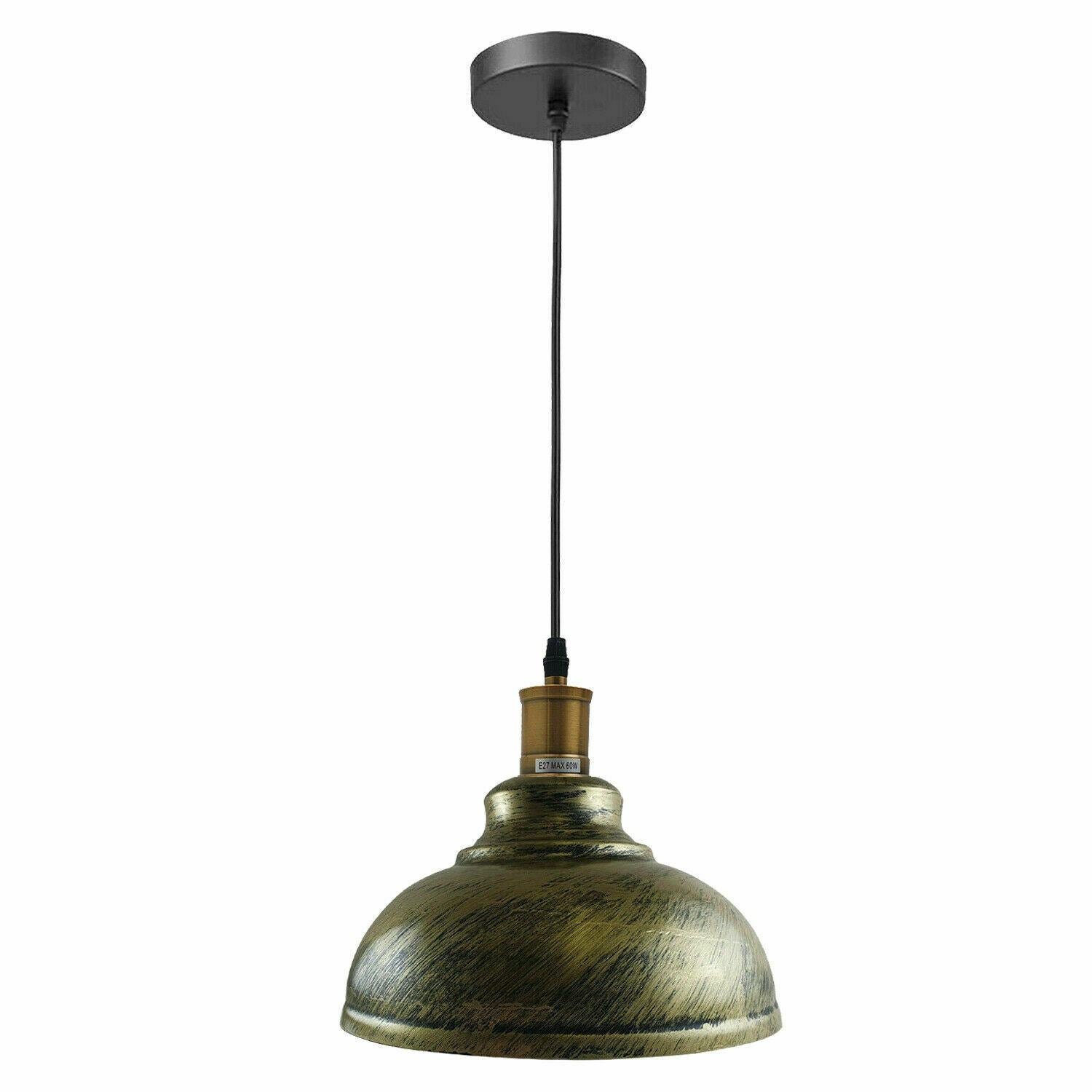 Vintage Industrial Metal Ceiling Pendant Shade Modern Hanging Retro Lights~1292 - LEDSone UK Ltd