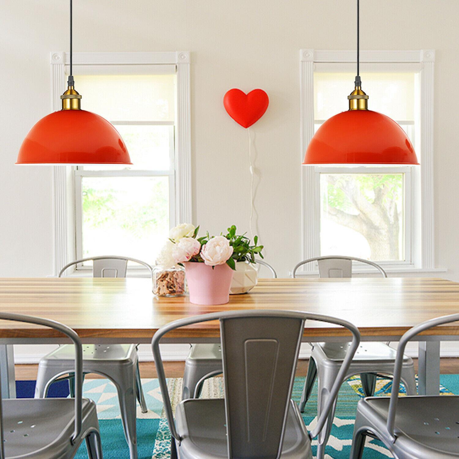 Retro Orange Ceiling Wall Lamp Shade Pendant Light