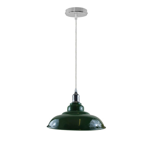 Vintage pendentif plafond ombre lustre industriel encastré lumière ~ 1176