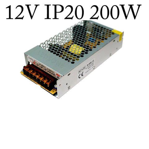 Pilote d'alimentation à découpage régulé AC 100/240V à DC12V 12W -720W ~ 4087