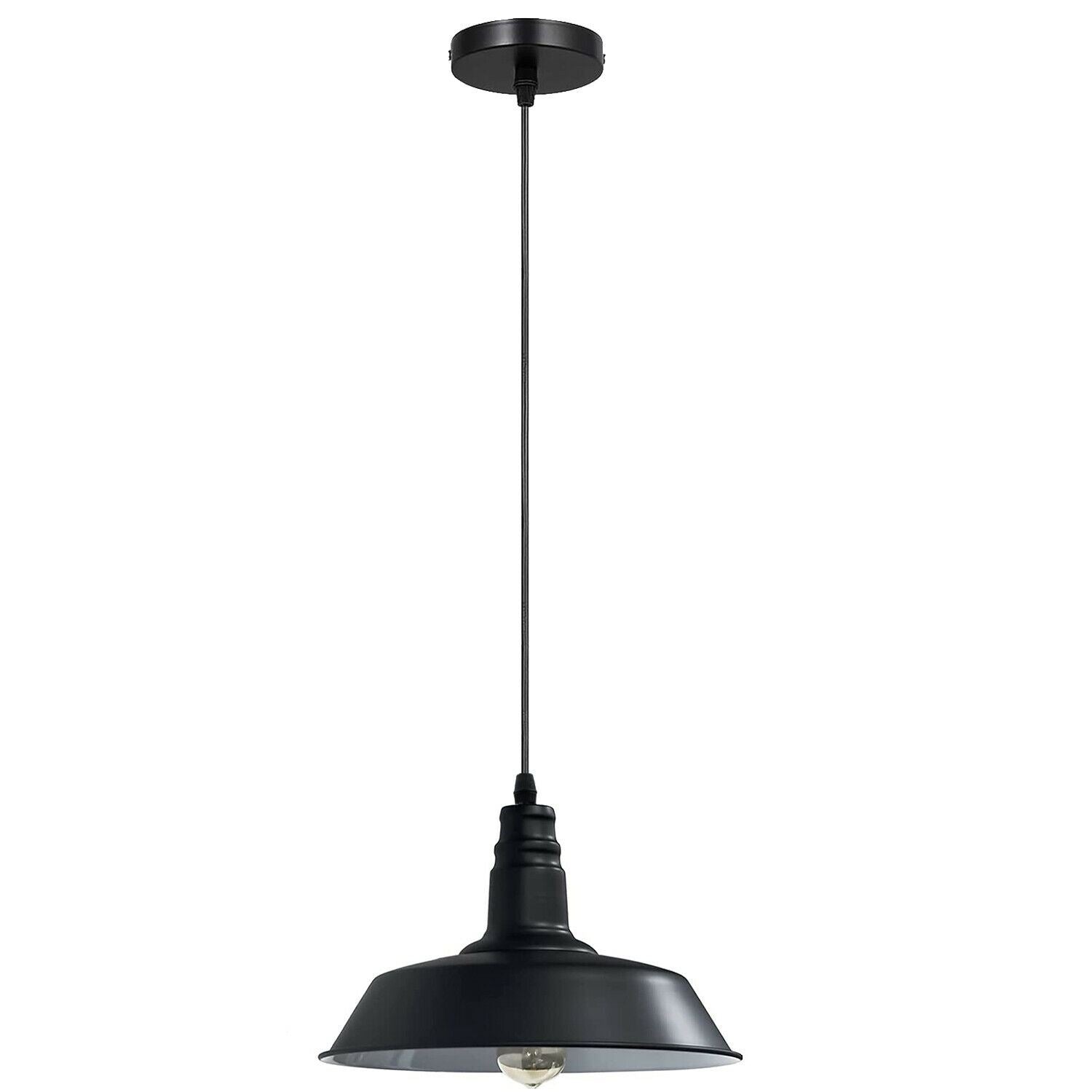 Ceiling Pendant Light Metal Lamp Shade Hanging Indoor Light Fitting~1249 - LEDSone UK Ltd