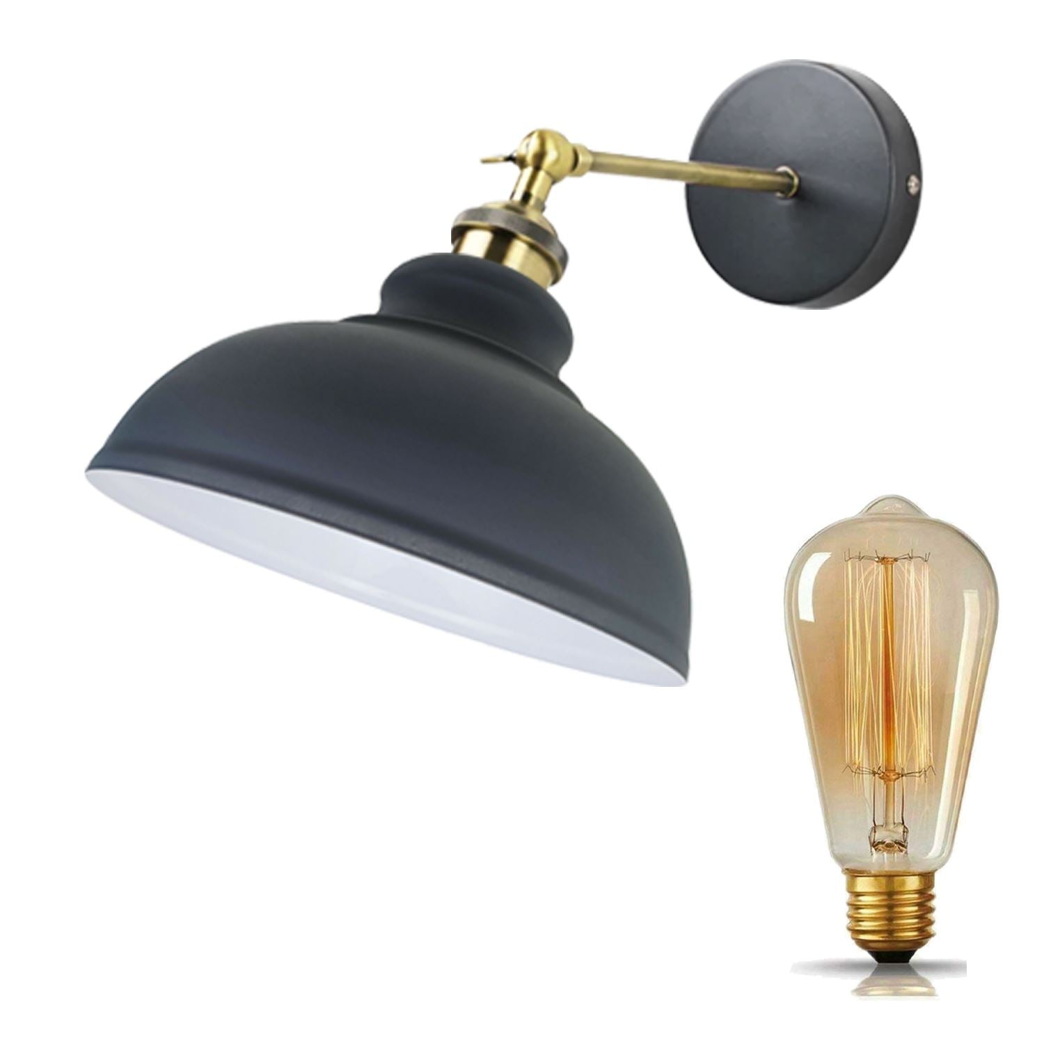 Modern Industrial Vintage Retro Loft Sconce Wall Light Lamp Fitting Fixture UK~1220 - LEDSone UK Ltd