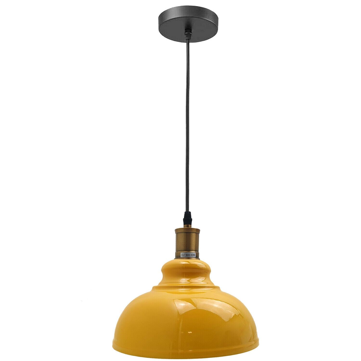 Vintage Industrial Metal Ceiling Pendant Shade Modern Hanging Retro Lights~1292 - LEDSone UK Ltd