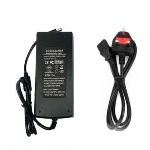 Adaptateur d'alimentation AC DC 12V 8A, transformateur de chargeur pour bande LED 3528/5050 ~ 2362