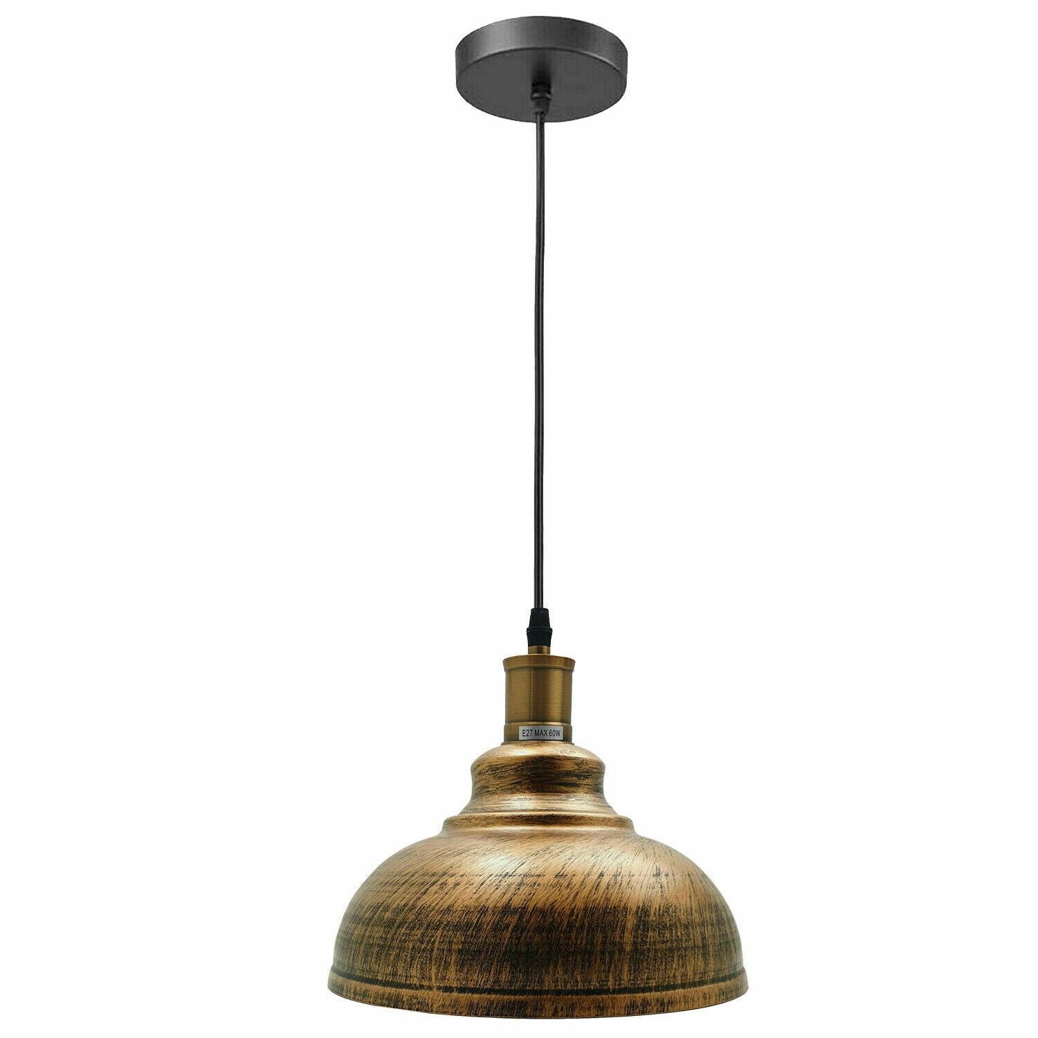 Vintage Industrial Metal Ceiling Pendant Shade Modern Hanging Retro Lights~1292 - LEDSone UK Ltd