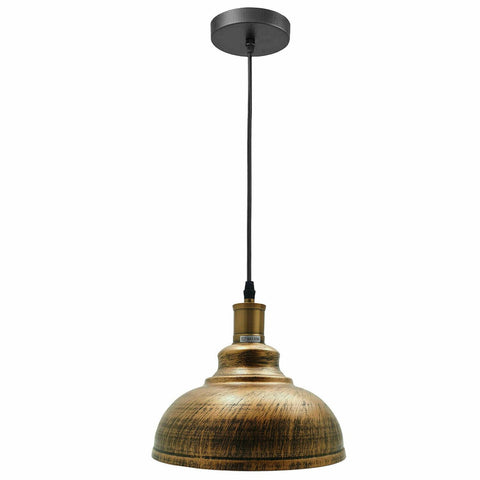 Abat-jour suspendu de plafond en métal industriel Vintage, lumières rétro suspendues modernes ~ 1292