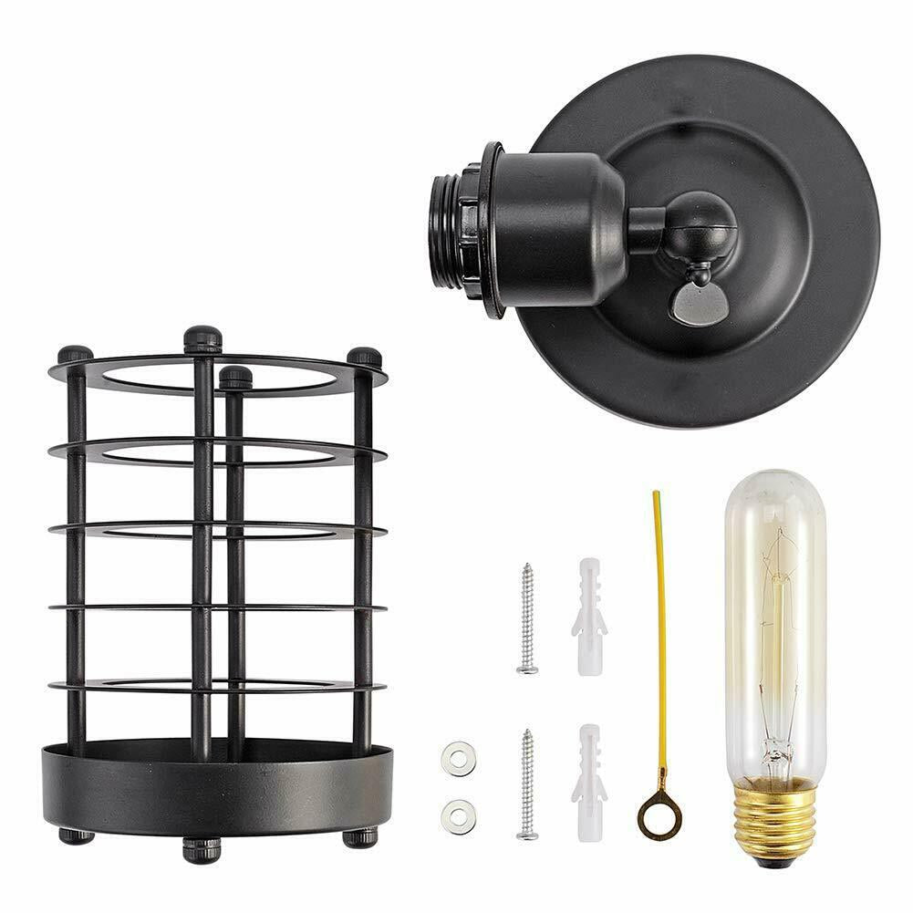 Industrial Modern Metal Cage Adjustable Wall Sconce Loft Lamp Shade~2339 - LEDSone UK Ltd