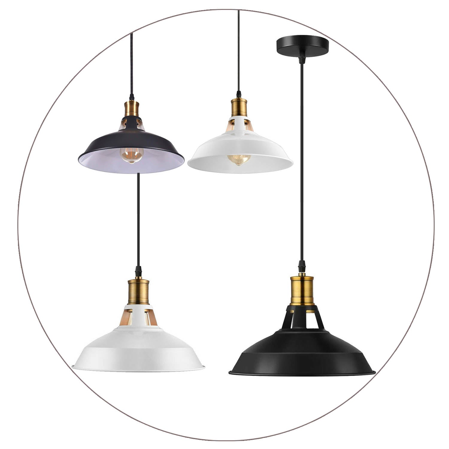 New hanging lamp industrial retro vintage metal lamp pendulum ceiling~1288 - LEDSone UK Ltd