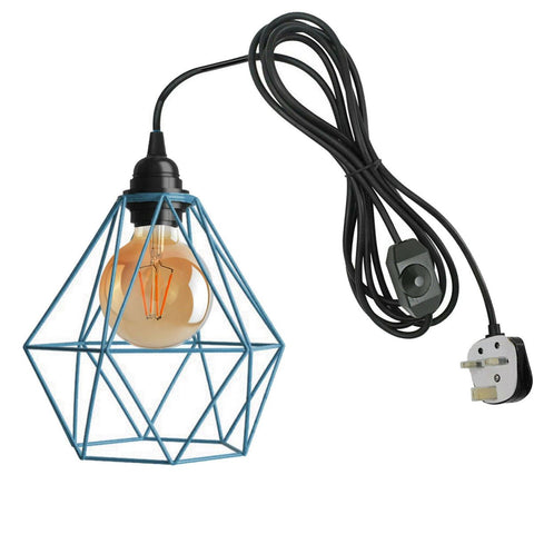 Gradateur 4m câble en caoutchouc lampe ensemble avec abat-jour ~ 1862