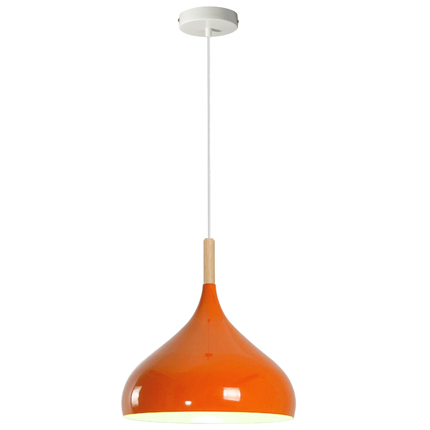 Retro Orange Ceiling Wall Lamp Shade Pendant Light