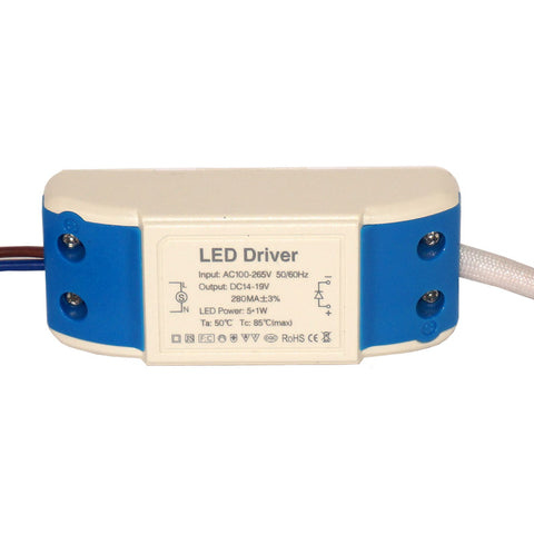 Transformateur de courant Constant de conducteur de LED de 5W DC 14-19V 280mAmp ~ 3323