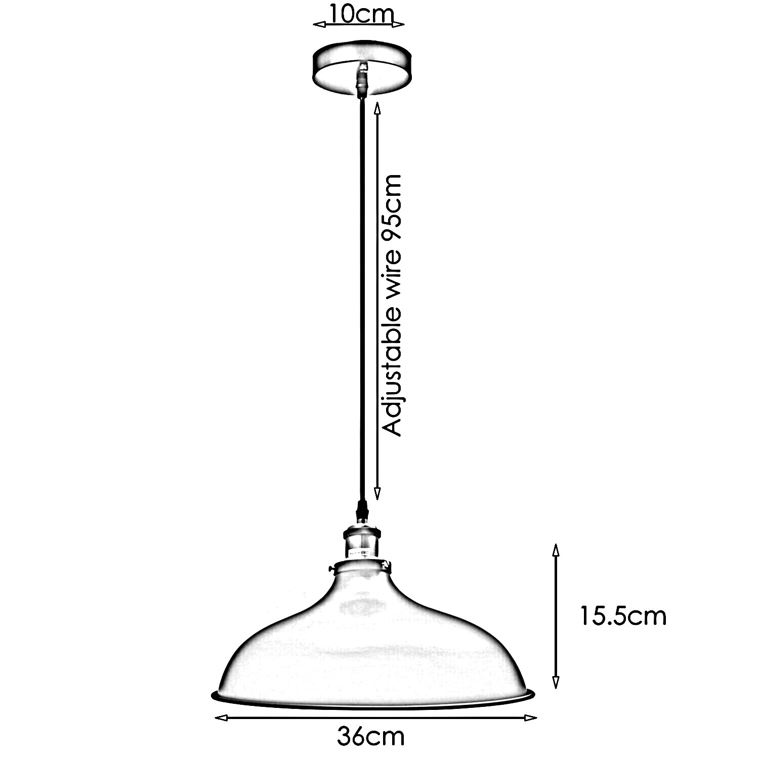 Copper Industrial Vintage edison filament lamps pendant~1953 - LEDSone UK Ltd