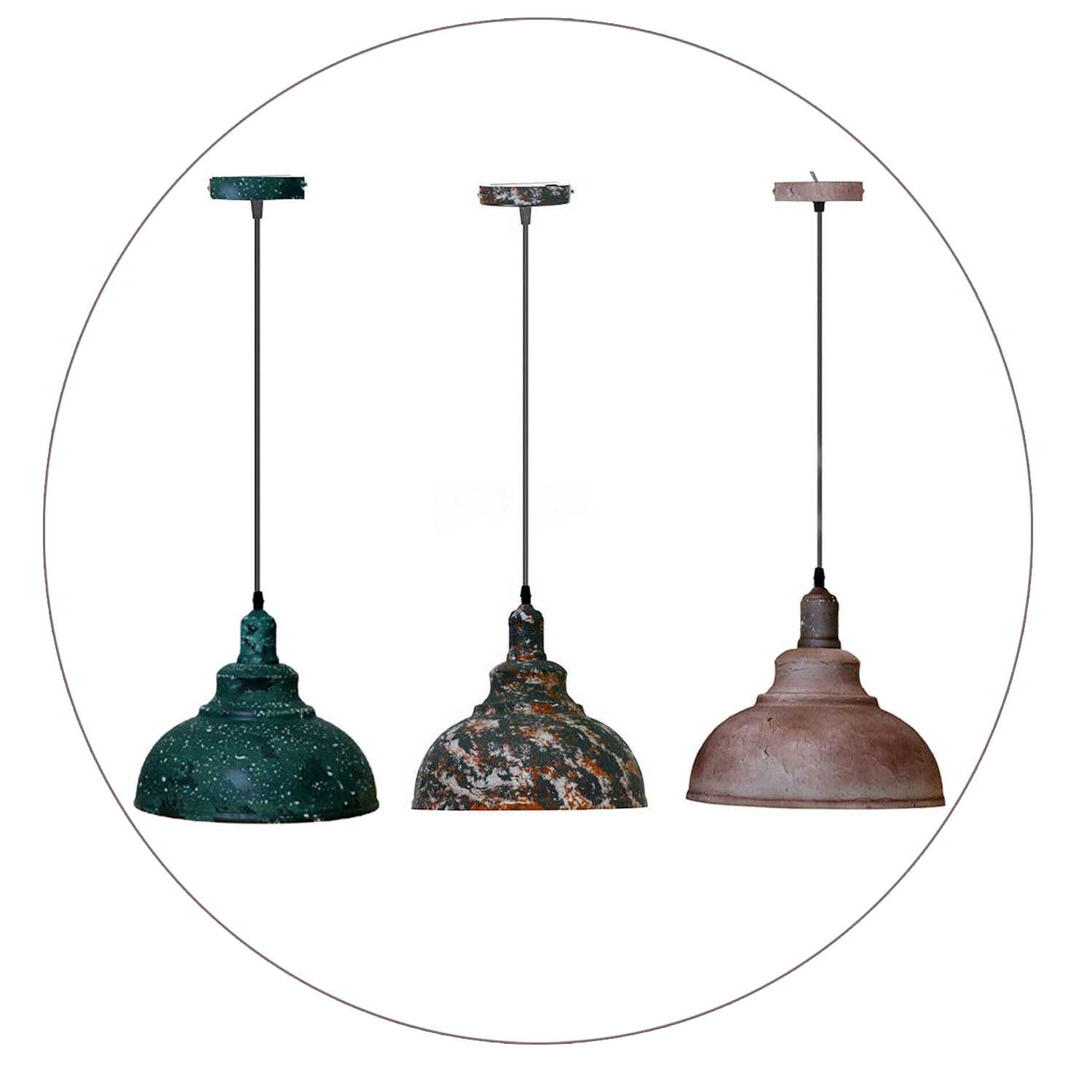 Modern Vintage Industrial Retro Loft Metal Ceiling Lamp Shade Pendant Lights~1286 - LEDSone UK Ltd