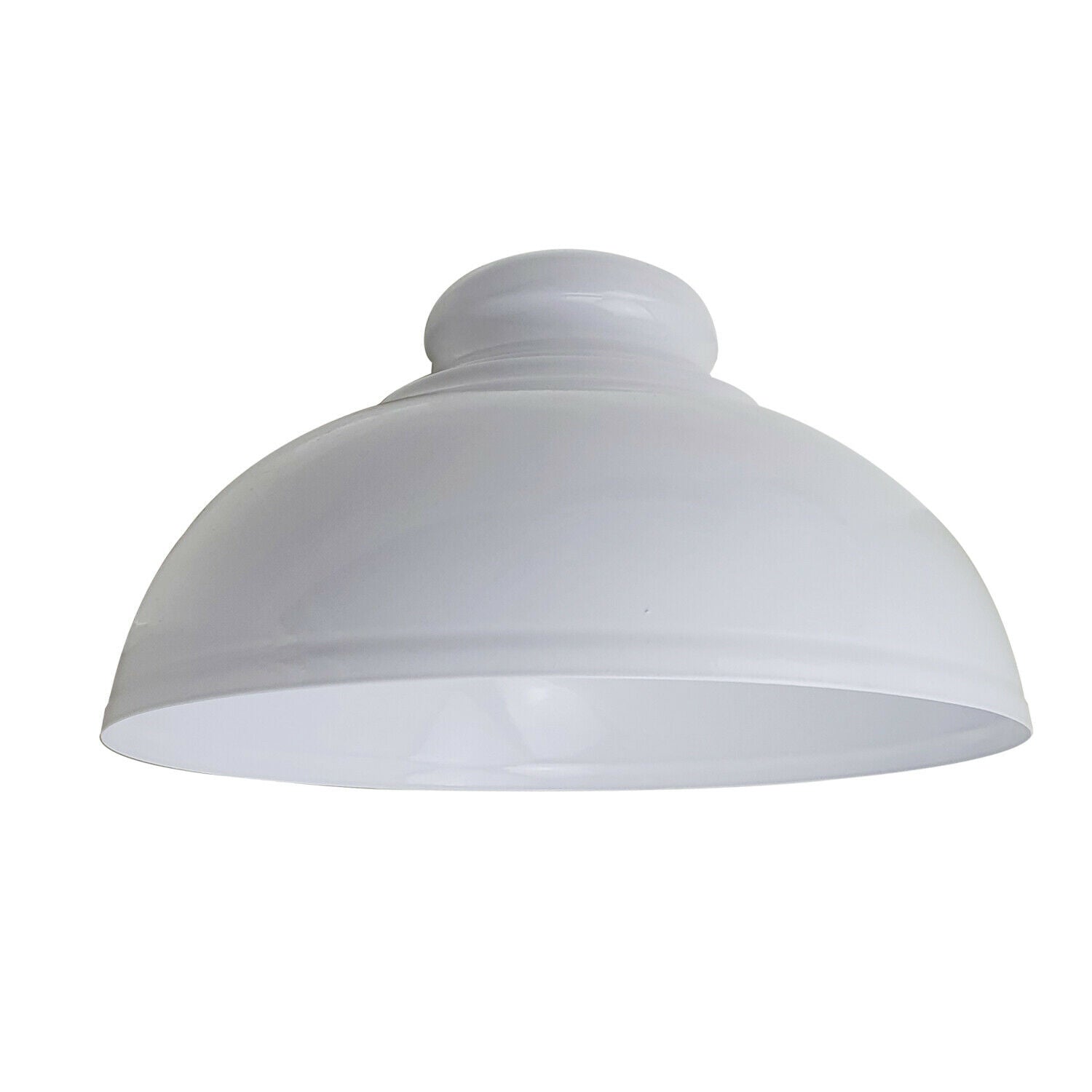 White Retro Style Coolie Tapered Metal Ceiling Pendant Light Shade~2081 - LEDSone UK Ltd