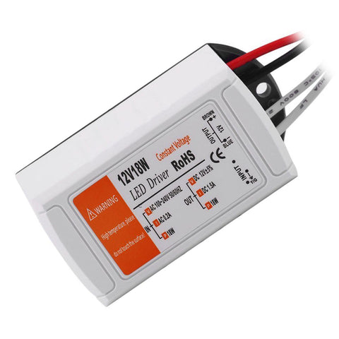 Transformateur d'alimentation pour pilote LED 18 W DC12 V ~ 3280