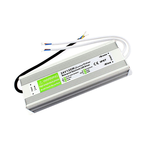 Transformateur de pilote de LED à tension constante IP67 120W DC24V ~ 3306