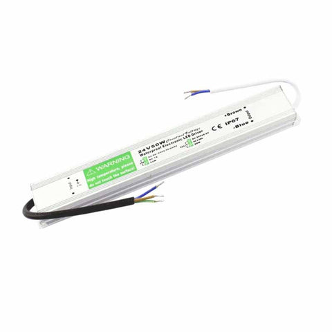 Transformateur de pilote de LED à tension constante IP67 DC24V 50W ~ 3303