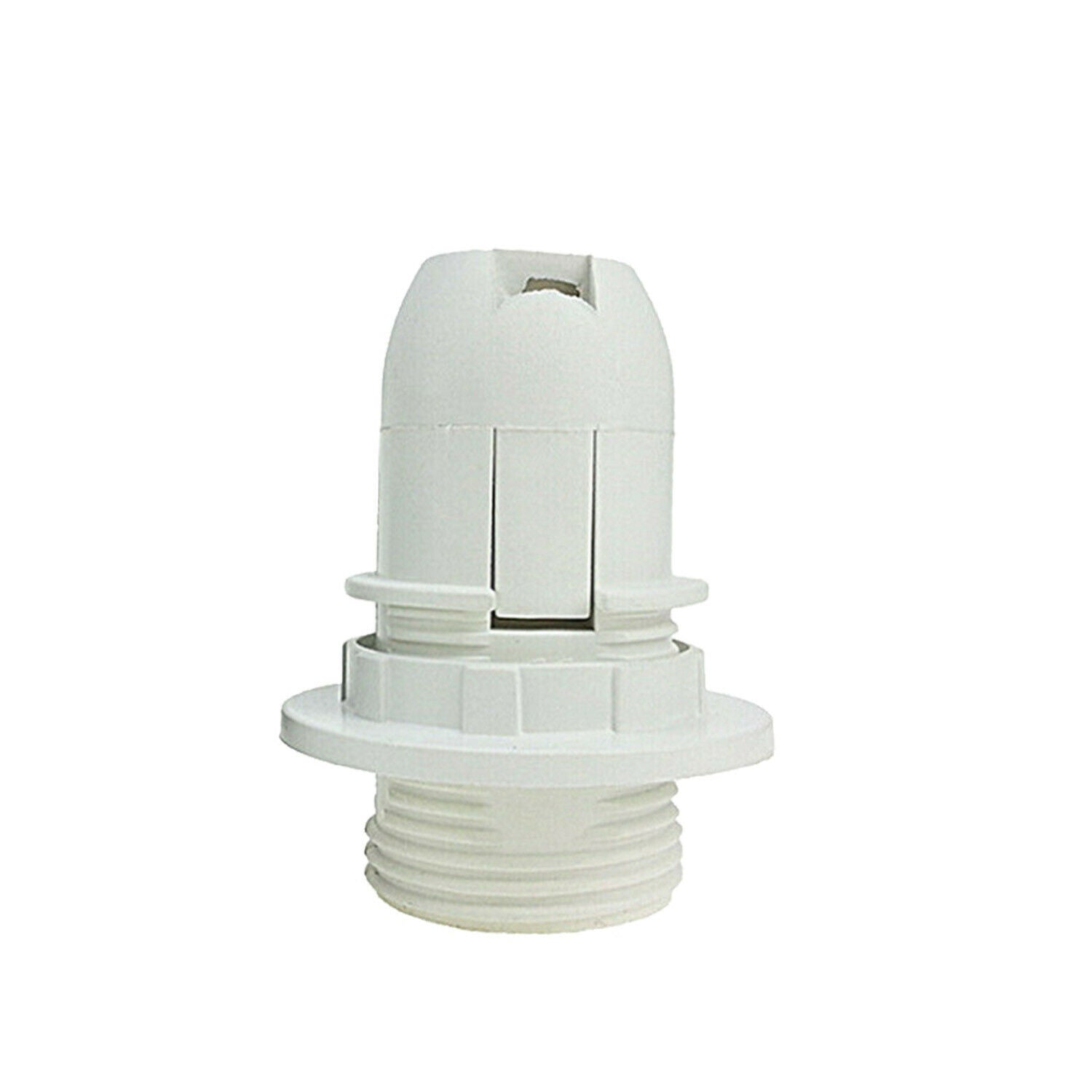 E14 Screw Lampshade Light holder Collar Ring Adaptor Bulb Holder White~1831 - LEDSone UK Ltd