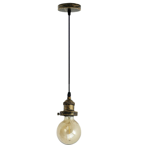 E27 plafond Rose luminaire Vintage industriel suspension lampe porte-ampoule lumière ~ 2208