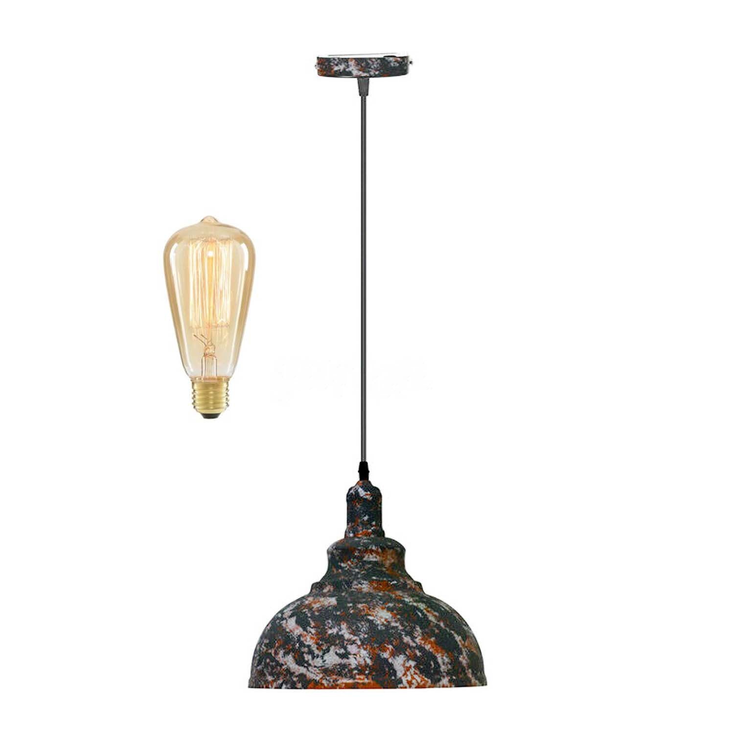 Modern Vintage Industrial Retro Loft Metal Ceiling Lamp Shade Pendant Lights~1286 - LEDSone UK Ltd