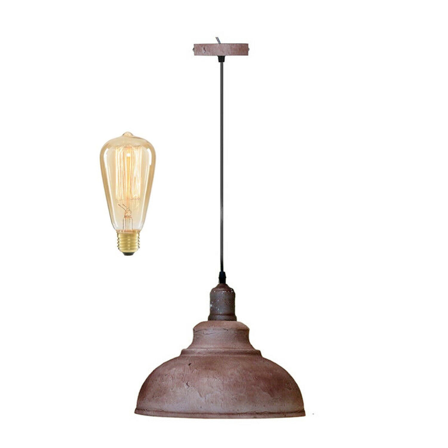 New Modern Vintage Industrial Retro Cama Loft Metal Ceiling Lamp Shade Pendant Light~2119 - LEDSone UK Ltd