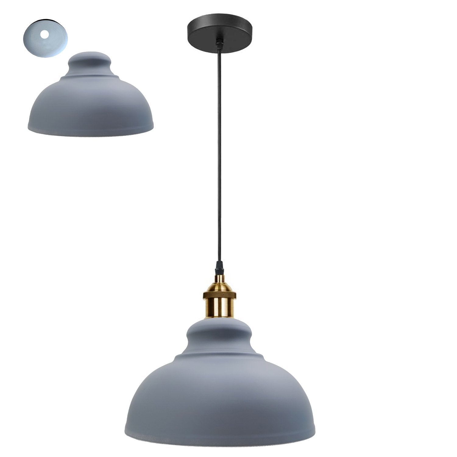 Retro Pendant Light Shade Vintage Industrial Ceiling Lighting LED Restaurant Loft With Free Bulb~2101 - LEDSone UK Ltd