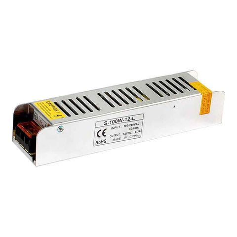 Transformateur LED de commutation régulé universel DC12V 100W IP20 ~ 3330