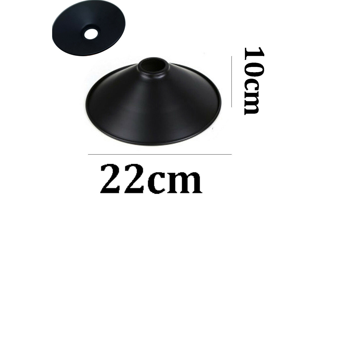 Black Color Flat Lampshade~1092 - LEDSone UK Ltd