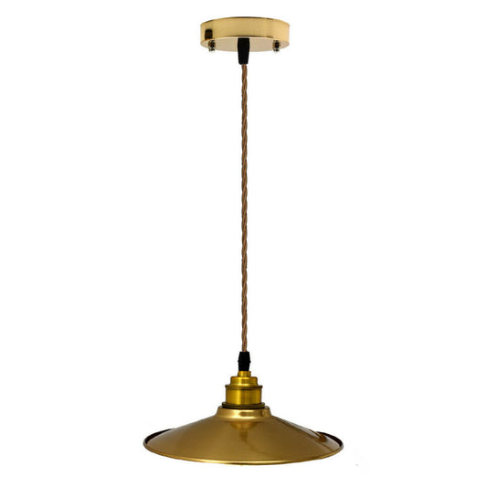 Gold- Lampshade- 3 Core-Twisted