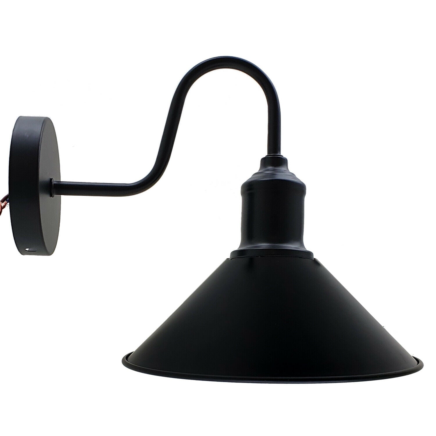 Modern Retro Industrial Black Color Wall Mounted Lights Rustic Sconce Lamps Fixture~2484 - LEDSone UK Ltd