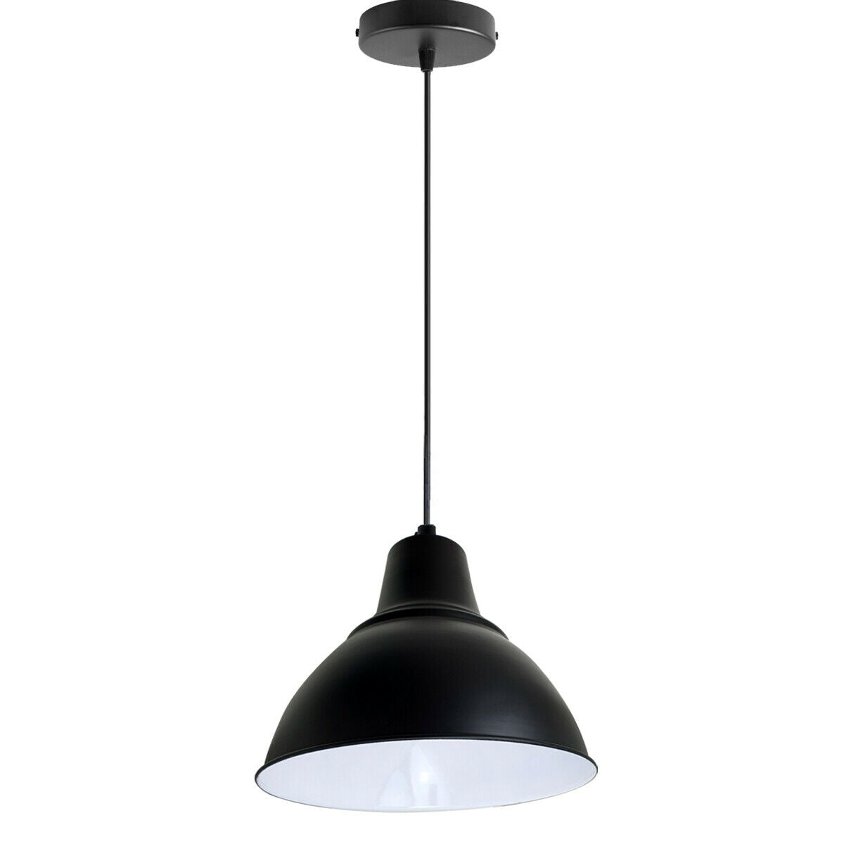 Modern Vintage Style Ceiling Black colour Pendant Lamp~2502 - LEDSone UK Ltd
