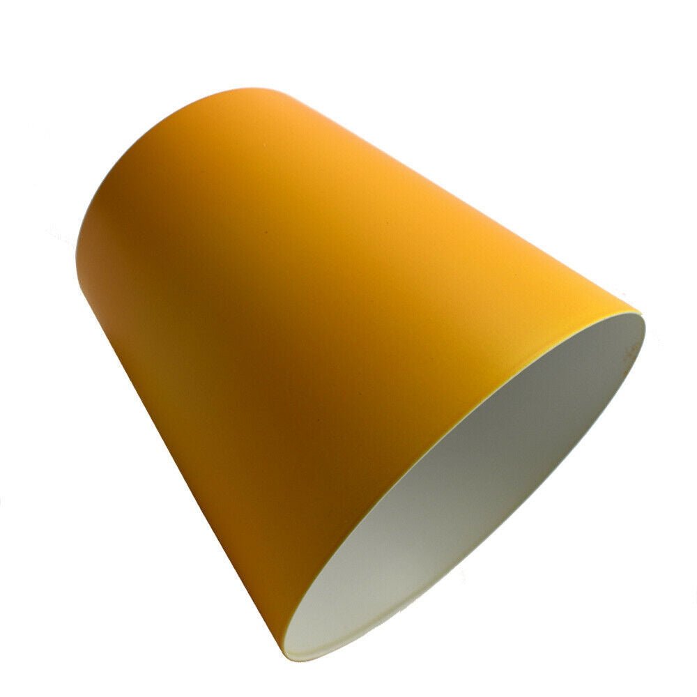 Modern Yellow Colour Metal Easy Fit Lampshade~2240 - LEDSone UK Ltd