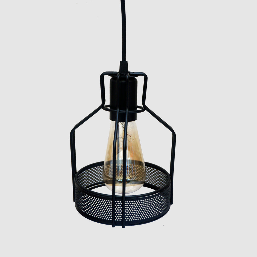 Guard Light Wire Ceiling Black Pendant