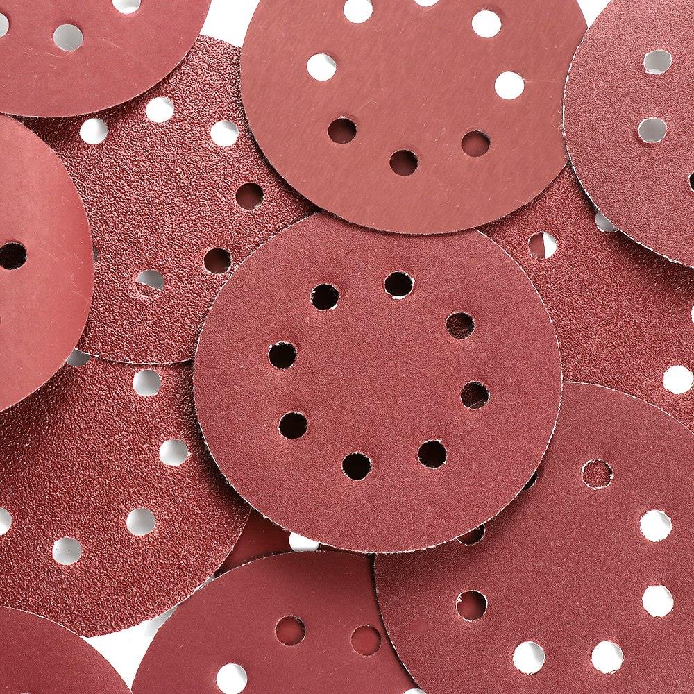 P-400 5 inch 8 Hole Sanding Discs Grind Paper Sanding Disc~2343 - LEDSone UK Ltd