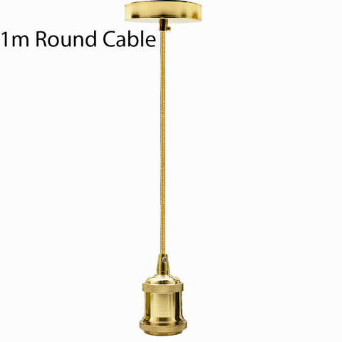 Support d'ampoule de lampe E27, pendentif Vintage industriel rétro, Rose, ~ 1282