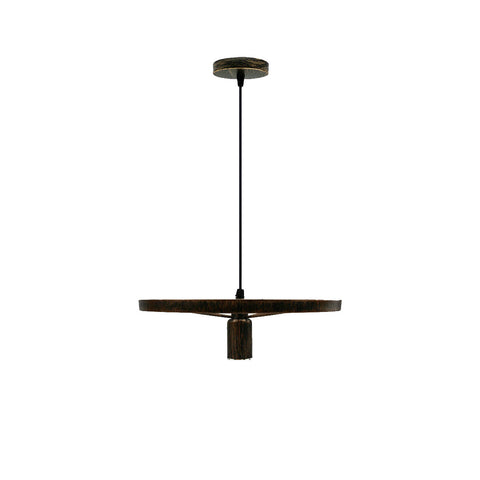 Lampe suspendue rétro industrielle moderne, plafonnier à roue pour chambre à coucher, café ~ 2245