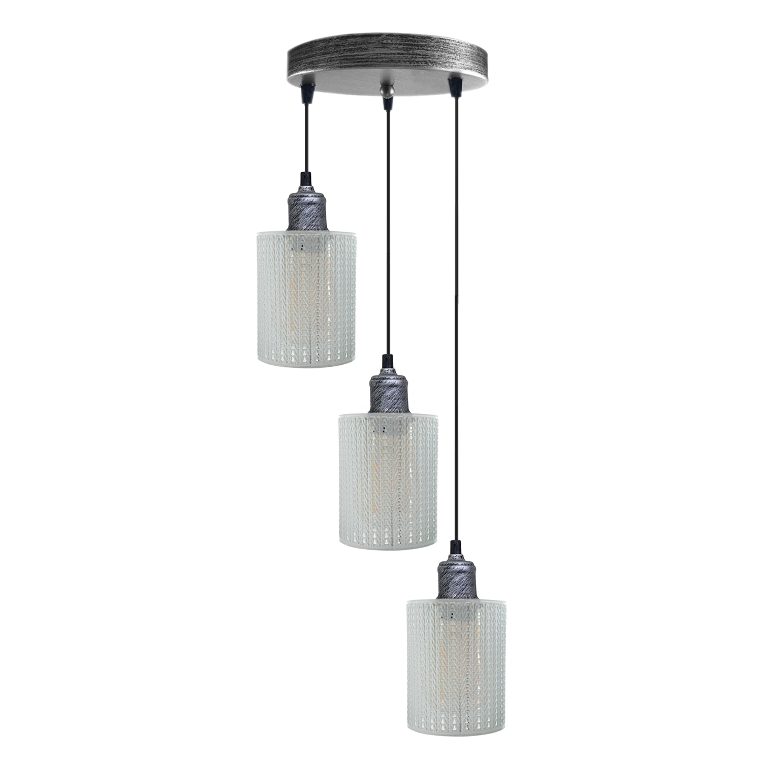 Modern Vintage Industrial Metal Pendant Lamp Día Hollow Hanging Craft Pendant Lamp ~  3430 - LEDSone UK Ltd