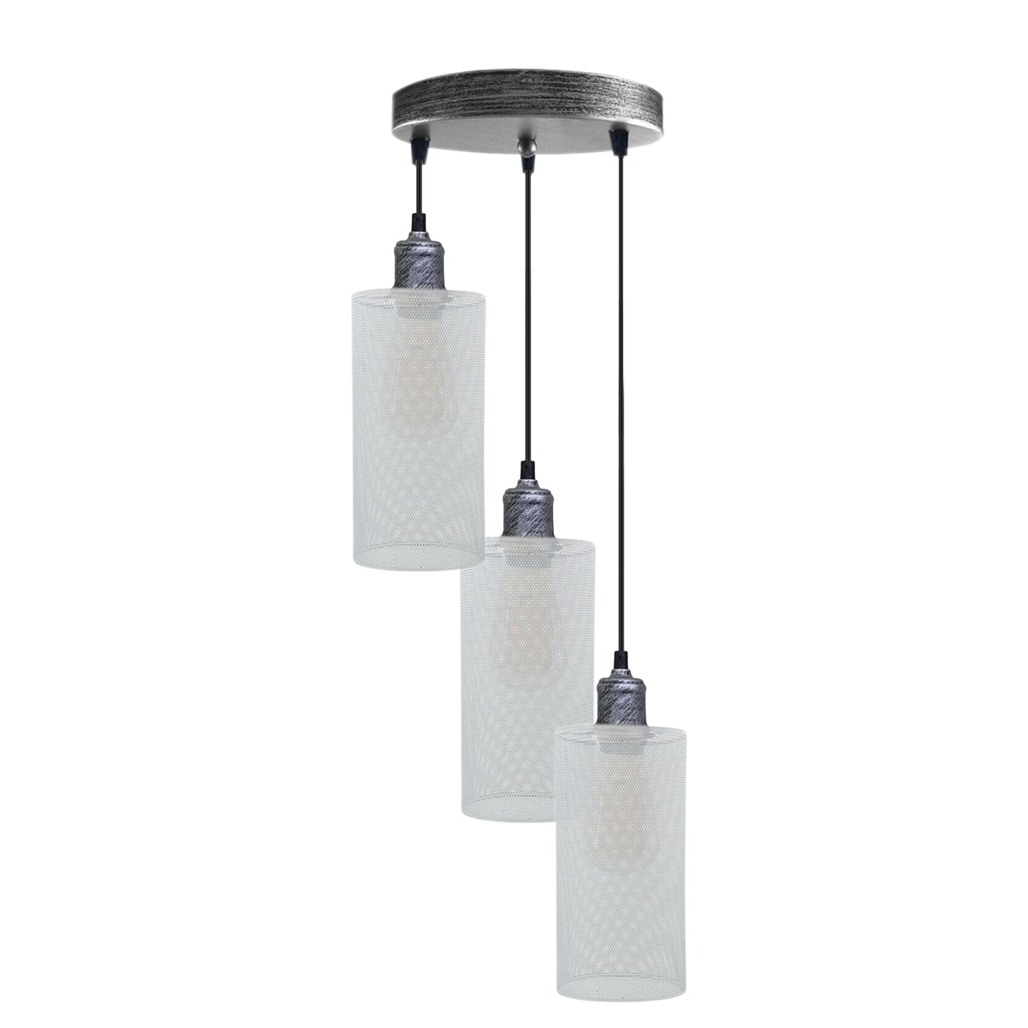 Modern Vintage Industrial Metal Pendant Lamp Día Hollow Hanging Craft Pendant Lamp ~  3430 - LEDSone UK Ltd