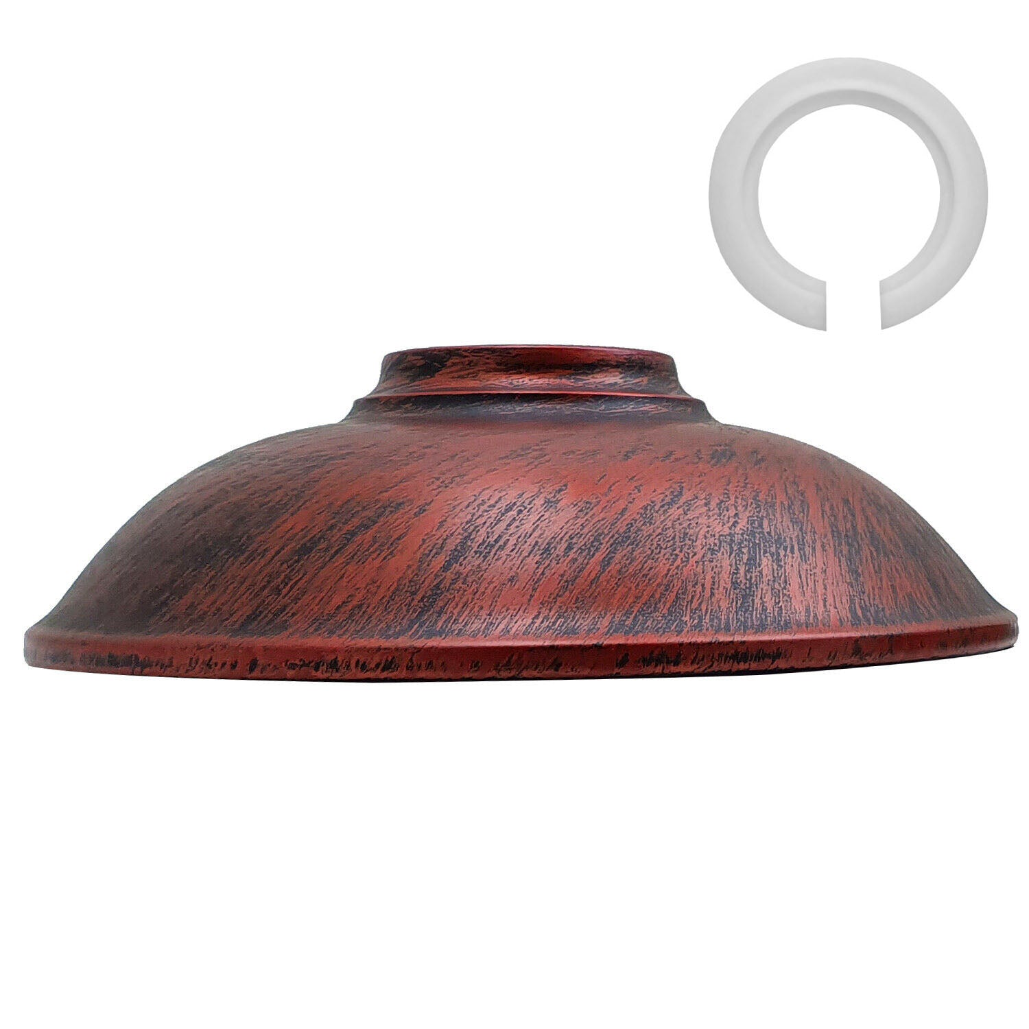 Modern Retro Pendant Ceiling Light Shade Rustic Red~1898 - LEDSone UK Ltd