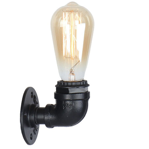 Lampe à conduite d'eau industrielle Vintage, lumière rétro, applique murale Steampunk + ampoule gratuite ~ 2136