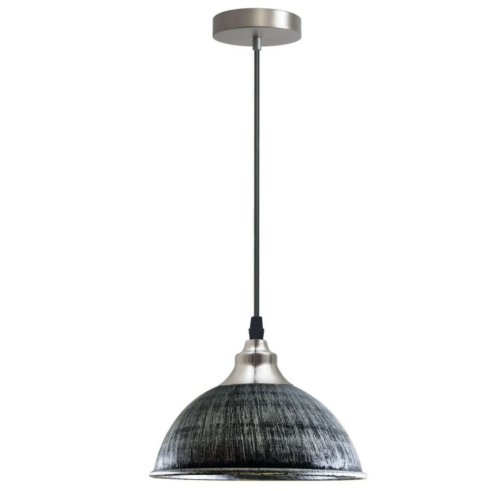 Industrial Ceiling Pendant Light Fitting Metal Dome Shape 21cm~1586 - LEDSone UK Ltd