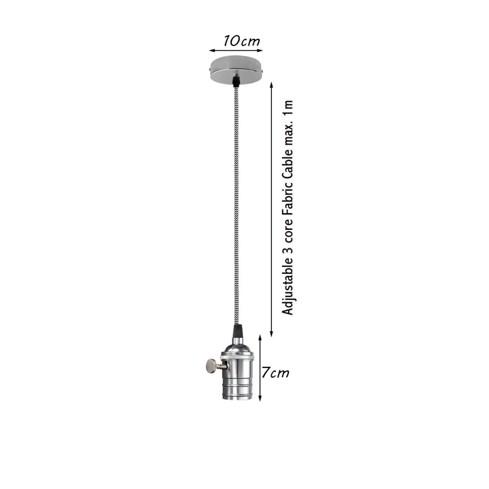 Switched Lamp Holder in Light Fittings Kit Set Form~1580 - LEDSone UK Ltd