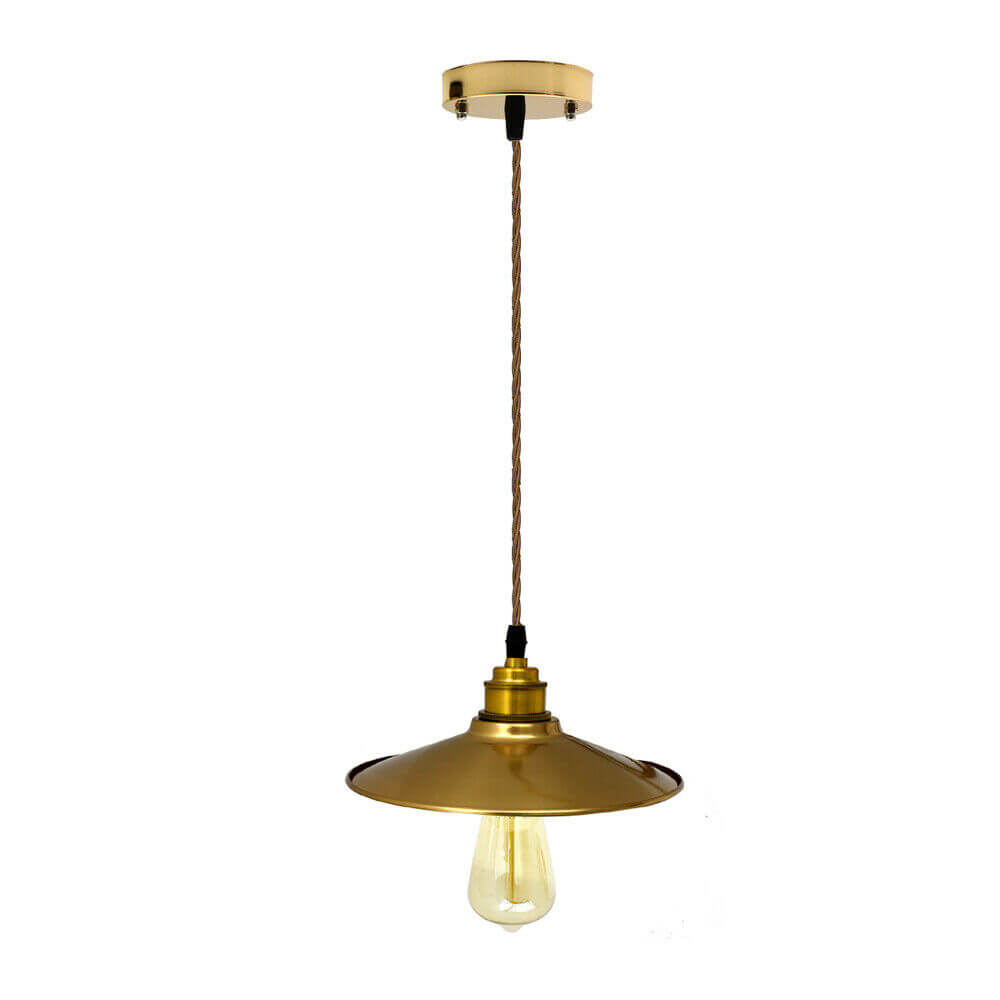 Gold- Lampshade- 3 Core-Twisted