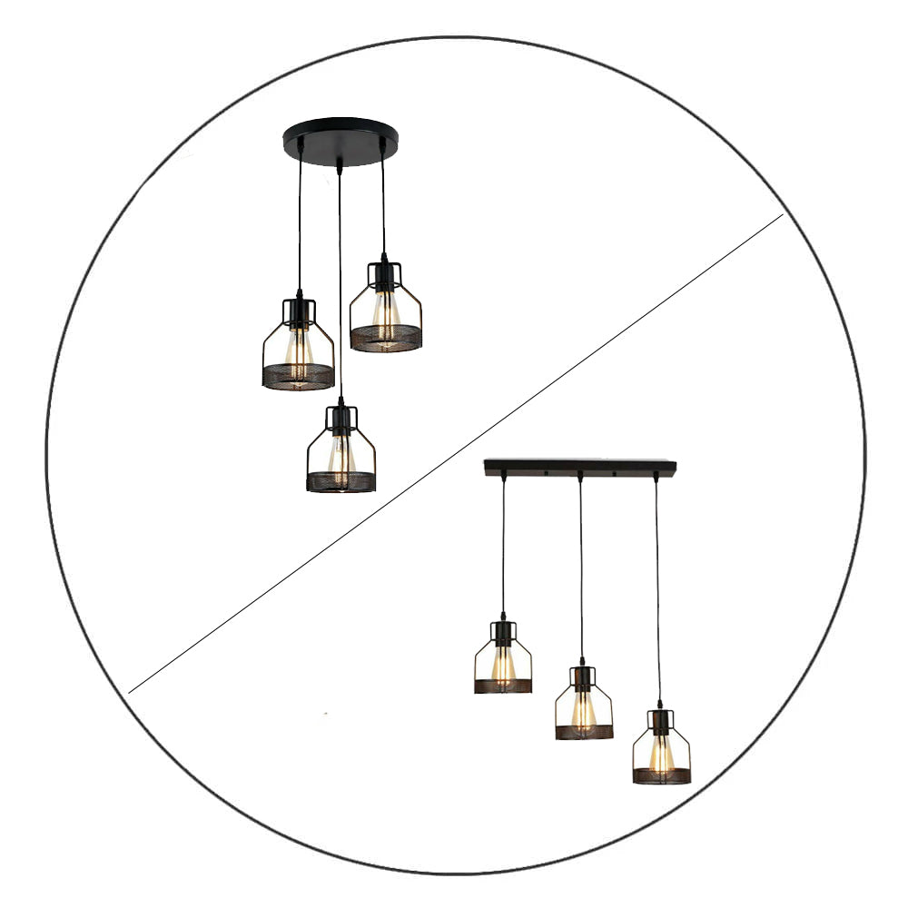 3 way cluster pendant ceiling lights