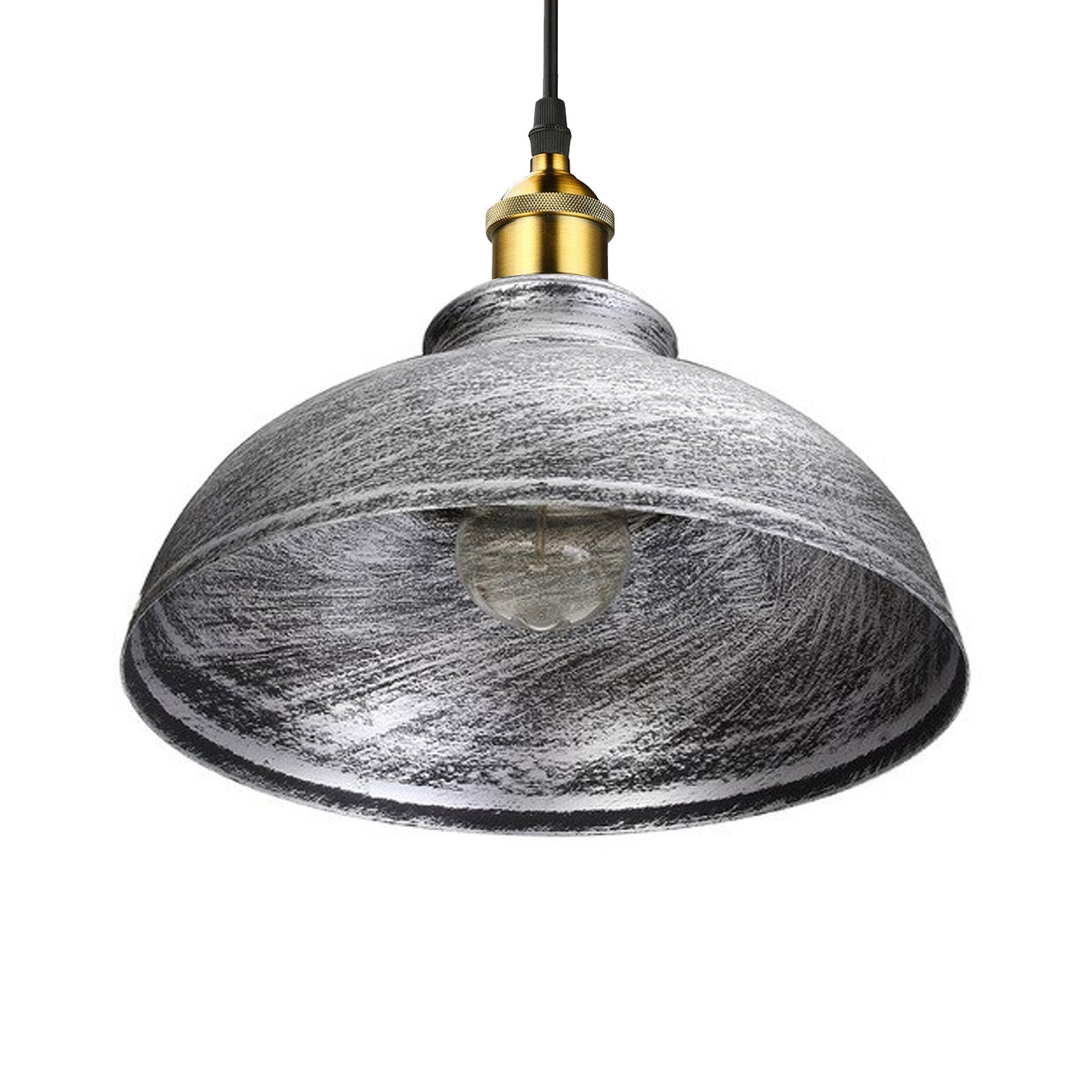 2 Pack Vintage Industrial Pendant Lights - Retro Loft Style