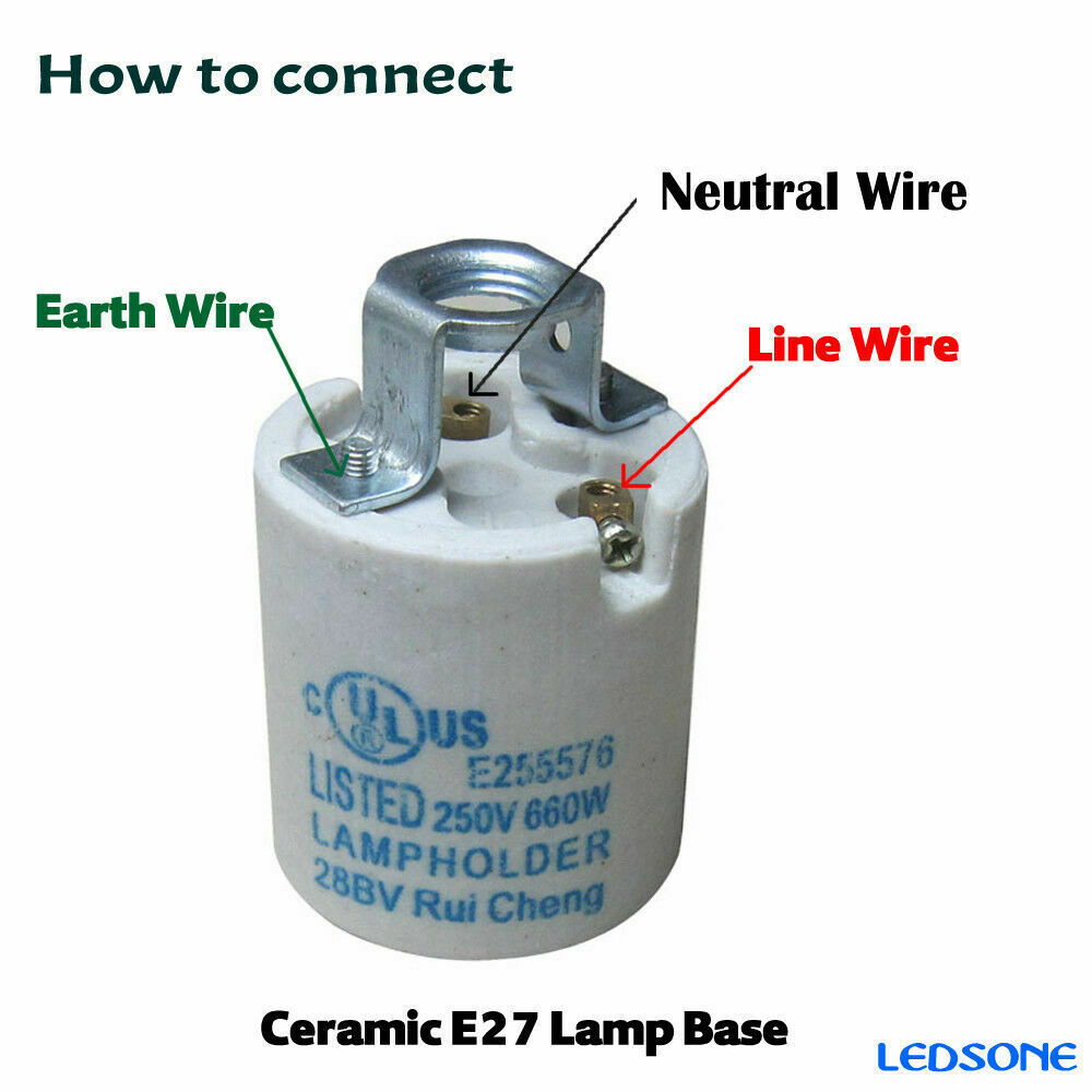 ES E27 Copper Industrial Lamp Light Bulb Holder~3420 - LEDSone UK Ltd
